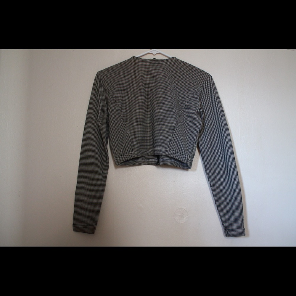 🩶 Vintage '90s Versace Jeans Couture Cropped Zippered Jacket - Picture 7 of 15